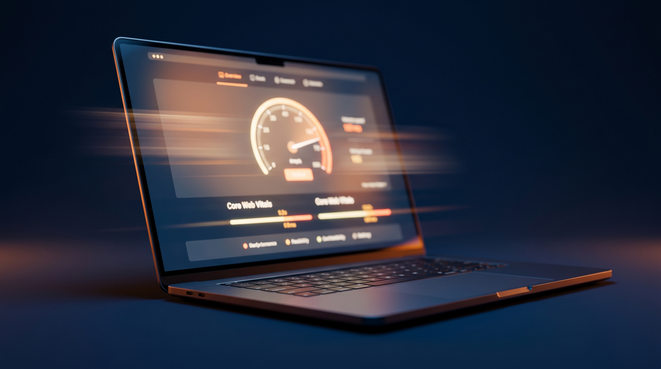 Tableau de bord de performance web et compteur de vitesse - Core Web Vitals 2026